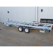 Châssis de remorque équipé de roues 185x14 ou 185x13