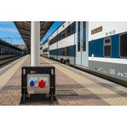 Vm03 - borne de distribution d'energie - prises avec dispositif de verrouillage et protection générale max 63a