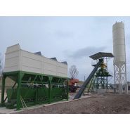 Système de bétonnière industrielle VESS avec capacité de 30 m³ / h