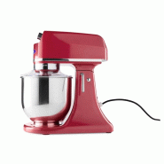 Batteur Melangeur Planétaire à tête inclinable 7L - 2 kg de pâte - Rouge_2