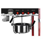 Machine à pop corn avec compartiment chauffant_2