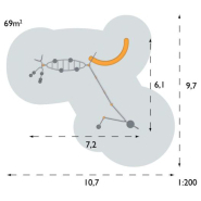 Structure multi-jeux pour enfants 5 à 12 ans - Agito Pam gris - 8002125 - Hags_2
