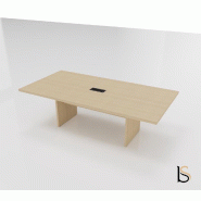 Table de réunion rectangulaire Sile - Bralco - Chêne_2