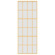 Vidaxl porte coulissante doré 76x205 cm verre esg dépoli et aluminium 155175_2