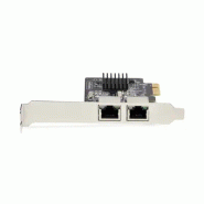 Carte Réseau PCIe Gigabit à  2 Ports, Carte NIC PCI Express 10/100/1000Mbps, Double Realtek RTL8111H,_2