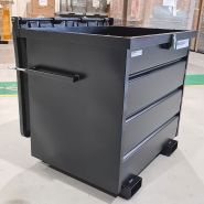 Benne basculante pour chariot à tête rotative - 1 000 L - CMU 1 500 kg - Made in France_2