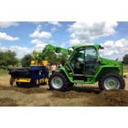 Dérouleuse pailleuse DE450 - Warzée SA - balles rondes jusqu'à 1200 kg - kit paillage en option_2