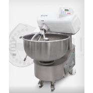 Pétrin à axe oblique cuve fixe pour pâte hydratée et étirement optimal
