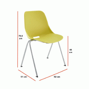 Chaise polyvalente Bakea - Sokoa - Noir_2