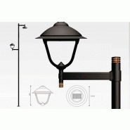 Luminaire d'éclairage public piatello / led / en aluminium