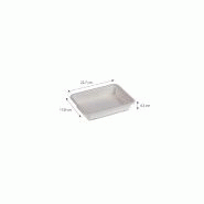 Barquette menu laminage en pulpe de canne - Naturesse - 1 compartiment - 22,7 cm - NN03060044_2