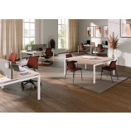 Bureau open space ergonomique et design pour équipes collaboratives_2