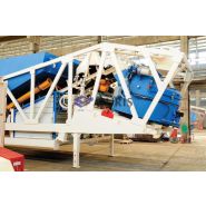 Centrale à béton mobile GMP 100 CT - Guris - capacité 100 m3/h - mélangeur twin shaft_2