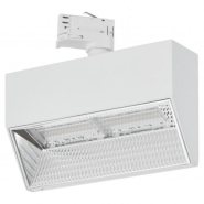 Spot sur rail tri-phasé léche-mur en aluminium - blanc - sélecteurs (3000K/3500K/4000K) et puissances (30W/40W/50W)_2