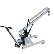 Grue compacte pour levage avec contrepoids amovibles