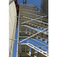 Échafaudage d’accès - Dacame France SAS - tubes d'acier Ø 48,3 x 3,2 mm - normes NF-EN 12810 et NF-EN 12811_2