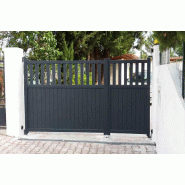 Portail battant semi plein - 4750 / 1300_2