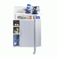 Meuble de cuisine robuste avec rideaux coulissants en MDF