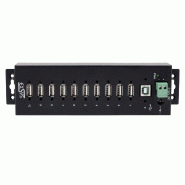 EXSYS EX-1170HMVS Hub métal USB 2.0, 10 ports, protection de surtension 15KV_2