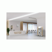 Grande horloge murale bois blanc_2