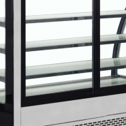 Comptoir réfrigéré LPD-C - vitre incurvée double vitrage, éclairage LED, système de froid ventilé_2