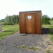Toilette publique extérieure sanimax / 5 x 4 x 2.5 m