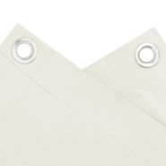 Vidaxl écran d'intimité de jardin blanc 500x75 cm pvc 4005398_2