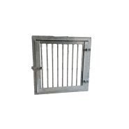 Fenêtre extérieure barreaux - plexiglas - ouverture intégrale - dimensions 1.00 x 1.00ml - fenextbp_1