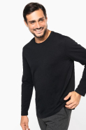 T-shirt Supima col rond manches longues homme - Kariban Premium - Réf: PK302 - 100% coton peigné_2