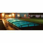 Abri piscine bas Mirage / télescopique / en aluminium et polycarbonate_2