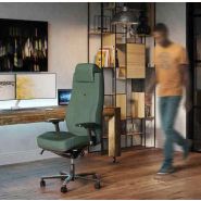 Fauteuil de bureau ergonomique LEADER-NEST - grand confort pour manager ou direction - support jusqu'à 165 kg_2