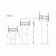 Support mural renforcé, élégant et non motorisé pour écran_2