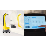 Robot serveur KettyBot - écran publicitaire, navigation IA et modes polyvalents pour lieux publics et restaurants_2