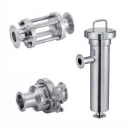Accessoires de robinetterie agro-alimentaire - Indicateur de circulation, clapet anti-retour, filtre, hublot, soupape_2