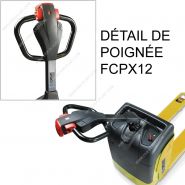 FCPX 1200/FCPX 1400 - Transpalette électrique robuste - Poids 1200 et 1400 kg - Fourches 800 à 1150 mm_2