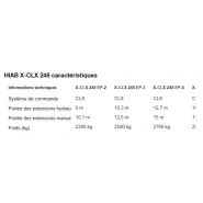 Grue auxiliaire HIAB X-CLX 248 - Portée hydraulique de 8 à 15 m - 21,8 tm - Acier haute résistance_2