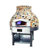 Four à pizza statique à gaz Morello Forni - Ligne FG avec double brûleur atmosphérique et écran tactile Inteltouch System_2