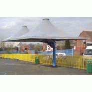 Préau Calypso - conçu pour les régions à forte pression de vent et charge de neige_2