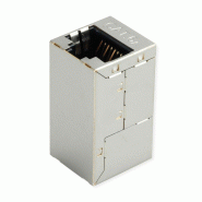 ROLINE Coupleur RJ-45 blindé, Cat.6A/Classe EA, argent_2