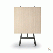 Table de réunion pliante Serenity -  QUADRIFOGLIO - Blanc, 320, Béton_2