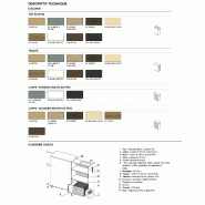 Bureau bench 2 personnes Yan avec maxi rangement - MDD - Blanc 9010, 180, Chêne Canadien_2