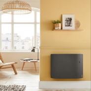 Radiateur connecté Divali horizontal 1000W gris étoilé - Atlantic - 507624_2