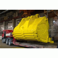 Godet rétro pour pelle komatsu pc5500_3