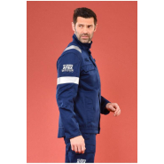 Blouson multirisques ATEX Plus réf. 636*ATX - bandes rétro-réfléchissantes ignifuges - coupe ajustée - lavage industriel_2