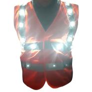 LEDWARNING Gilet Pro de Sécurité Fluo à 24 LEDs Deluxe_2