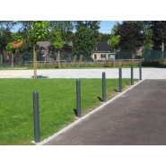 Borne à sceller en acier - diamètre 88.9 mm - plusieurs modèles et hauteurs - JMU-0135 - Husson International_2