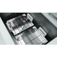 Sécheur Cyclonic GS30-M - Meuble sur tiroir 27L - Gamasonic - Cuve inox, minuterie mécanique_2