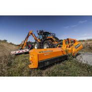 Broyeur forestier adaptable pour utilisation en solo ou en tandem