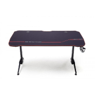 Bureau assis debout électrique réglable en hauteur - Plateau bois imitation carbone 160x60 cm - DX Racer Gaming 5_2