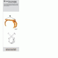 Pince de levage pour blocs irréguliers - CMU 1.5T et 2T - Référence 1558.1_2